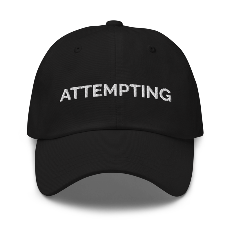 Attempting Hat - Black