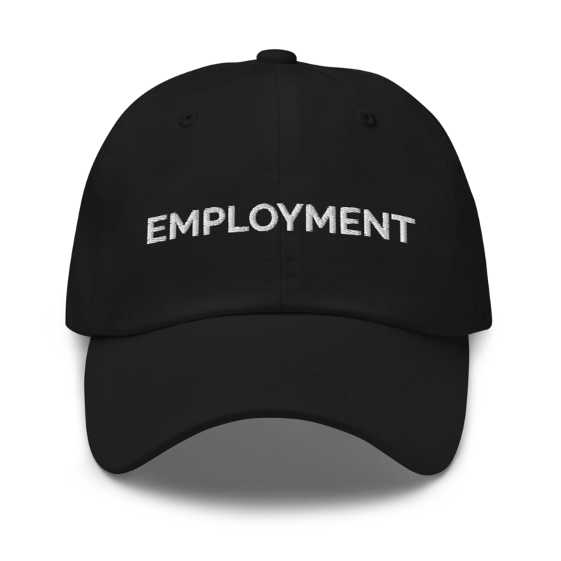 Employment Hat - Black