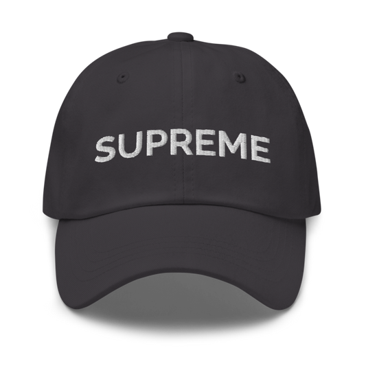 Supreme Hat - Dark Grey