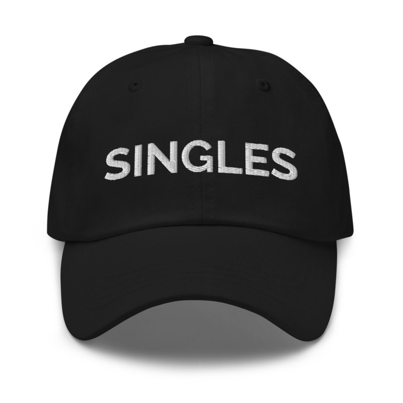 Singles Hat - Black