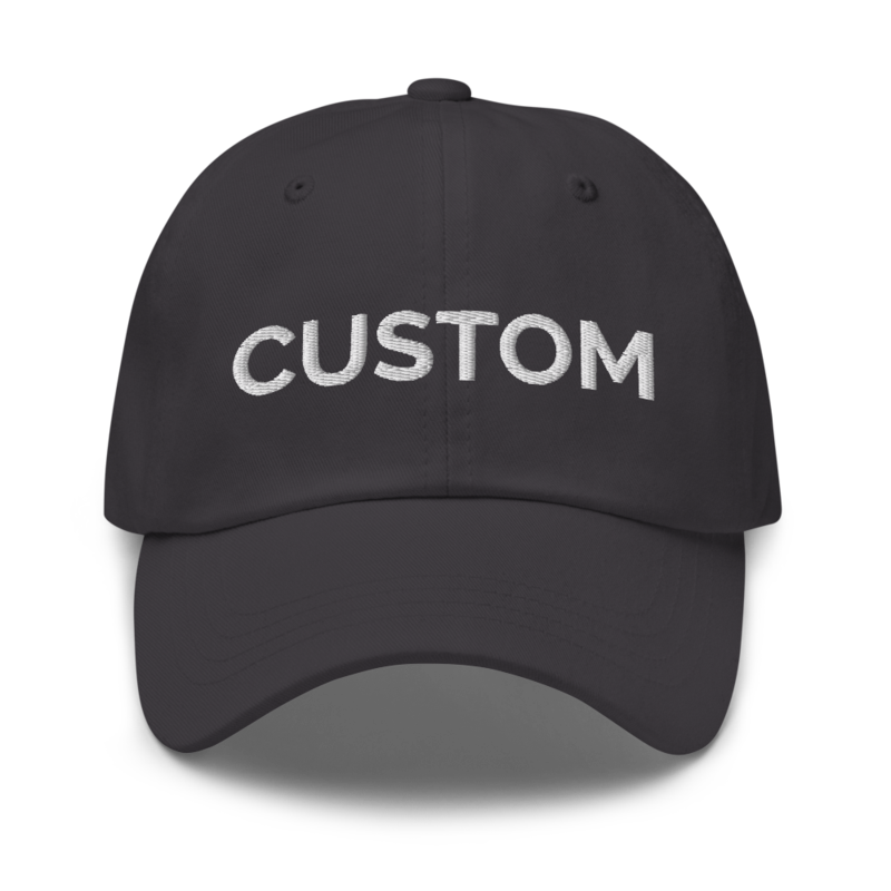 Custom Hat - Dark Grey