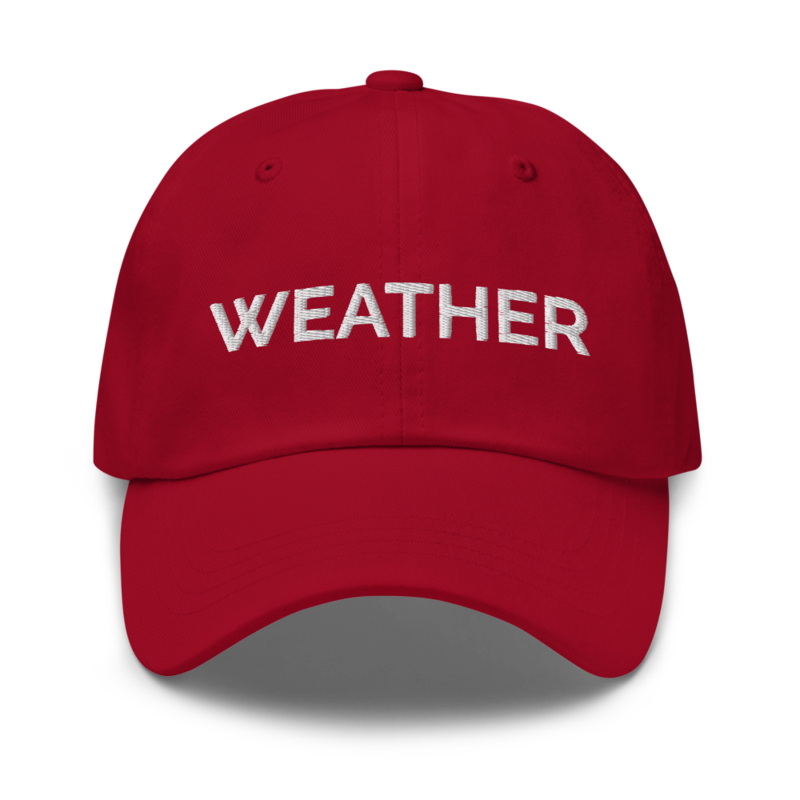 Weather Hat - Cranberry