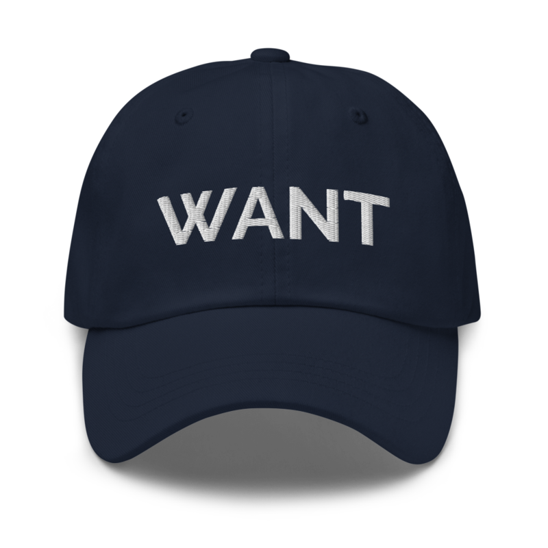 Want Hat - Navy