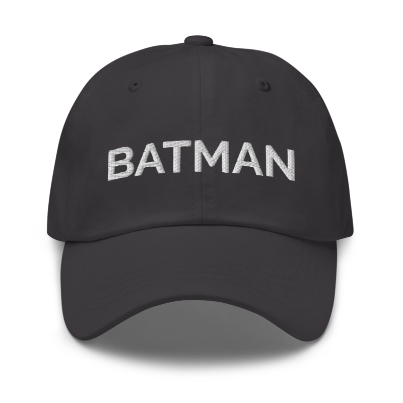 Batman Hat - Dark Grey