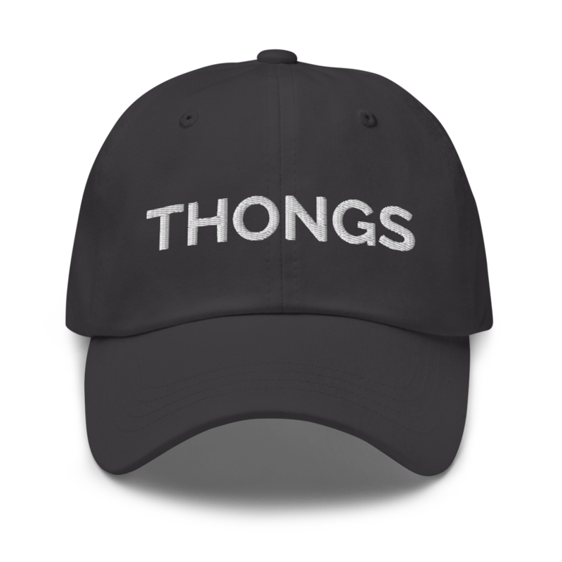 Thongs Hat - Dark Grey