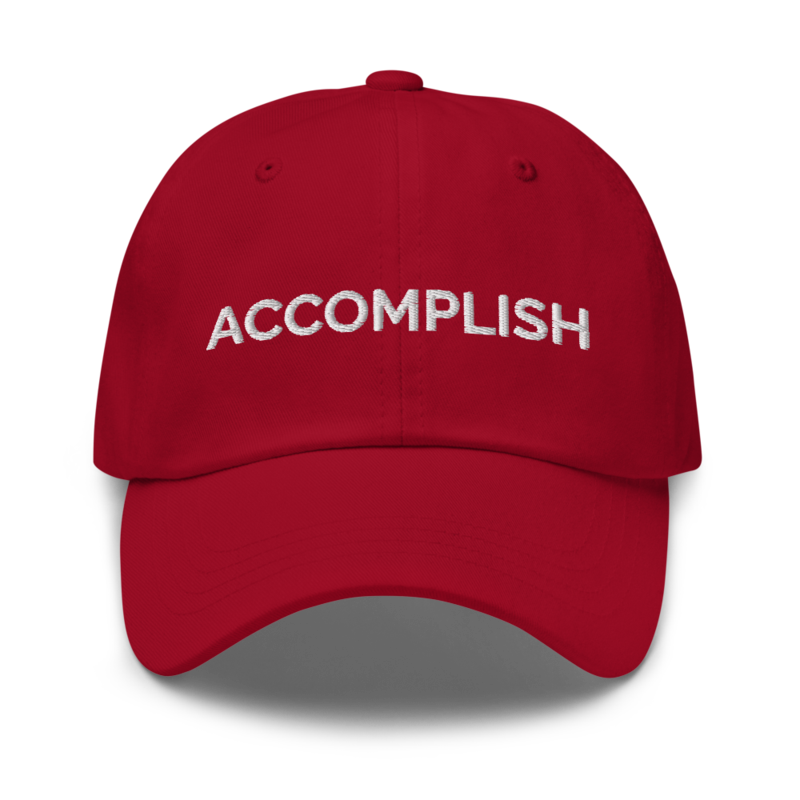 Accomplish Hat - Cranberry
