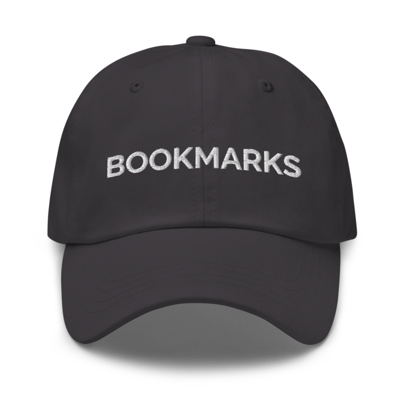 Bookmarks Hat - Dark Grey