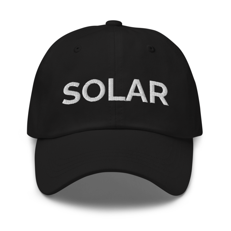 Solar Hat - Black