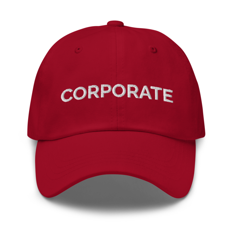 Corporate Hat - Cranberry