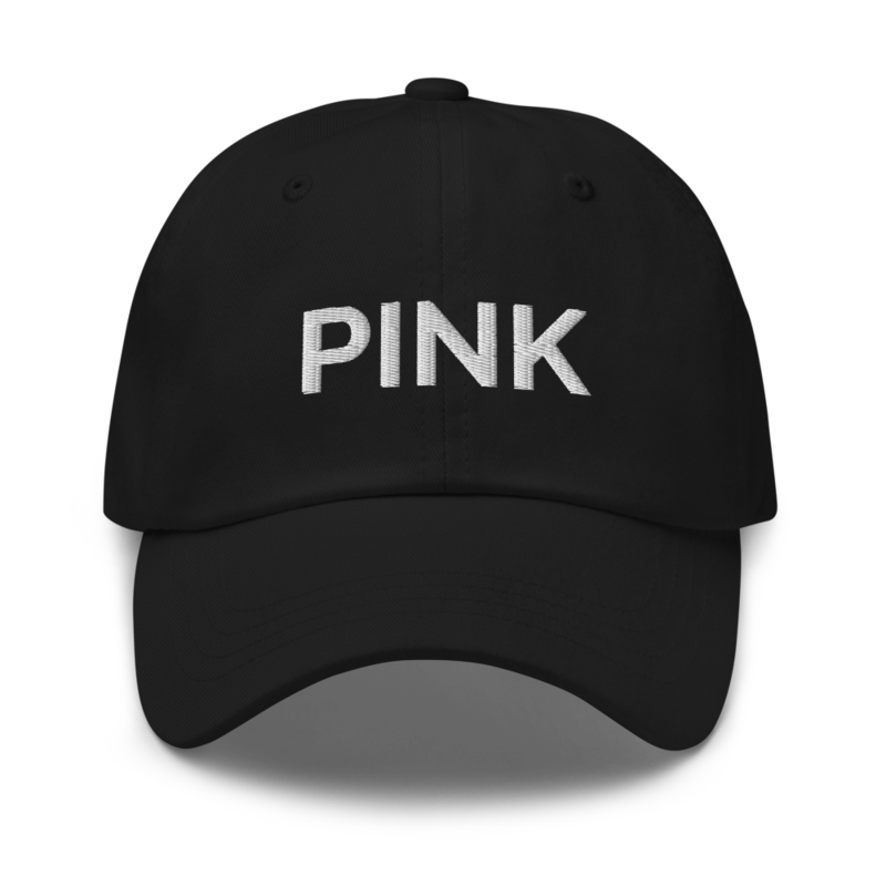 Pink Hat - Black