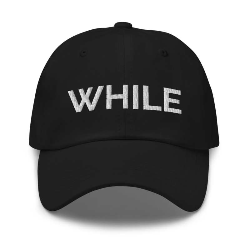 While Hat - Black