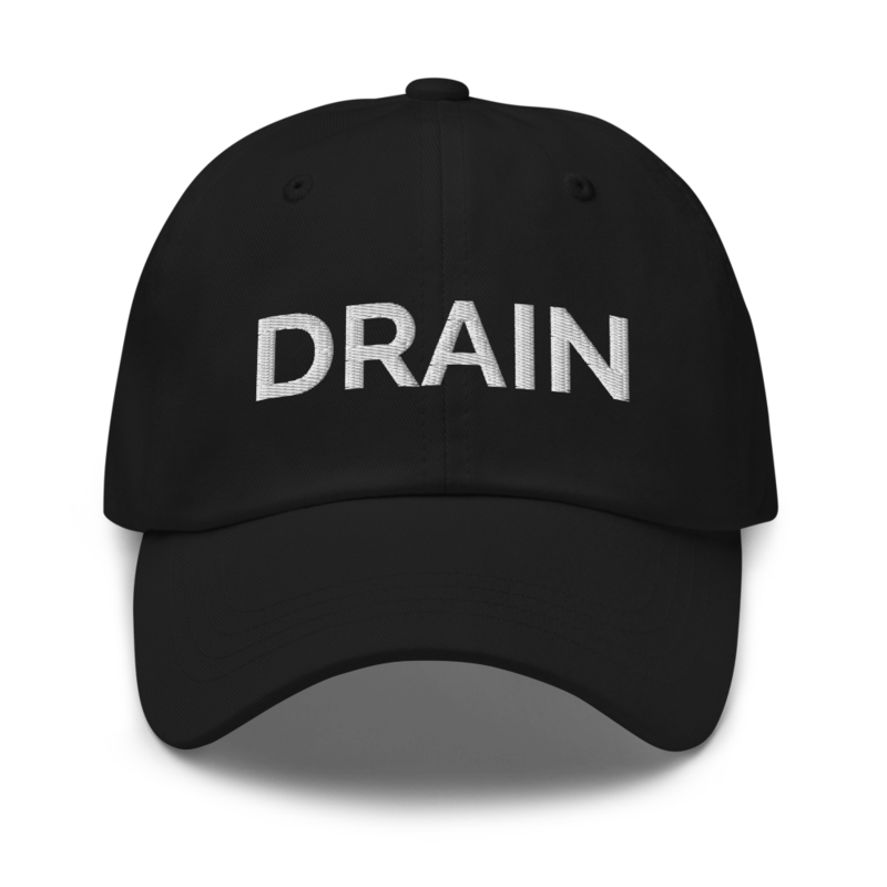 Drain Hat - Black