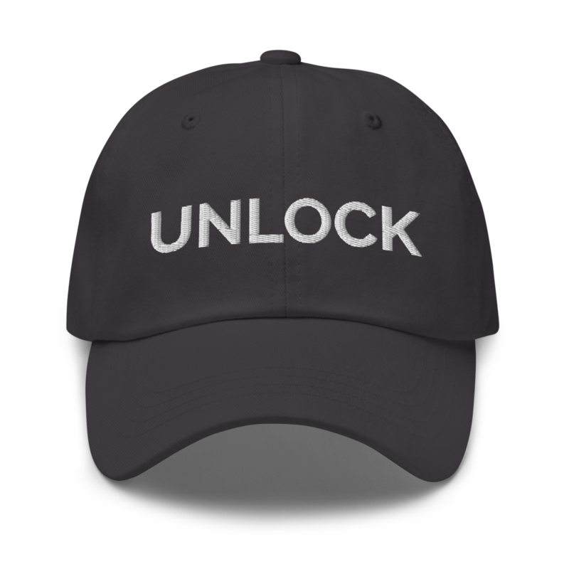 Unlock Hat - Dark Grey