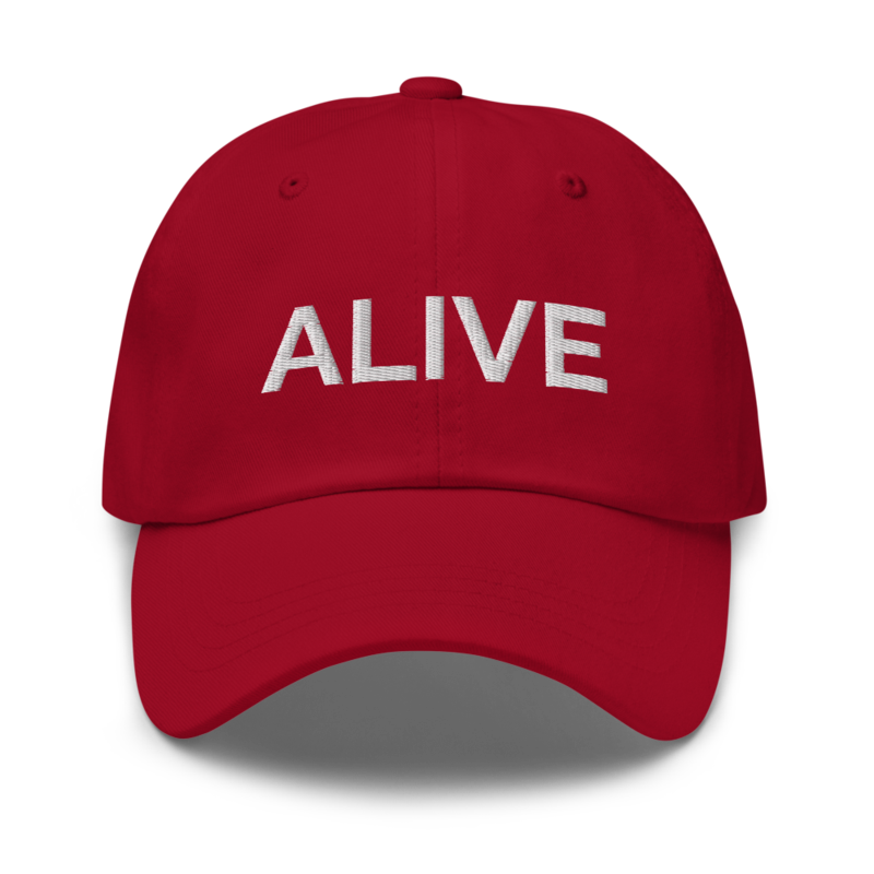 Alive Hat - Cranberry