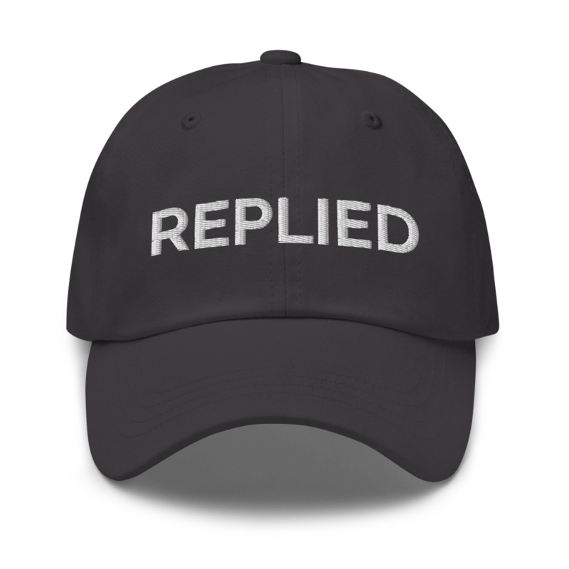 Replied Hat - Dark Grey