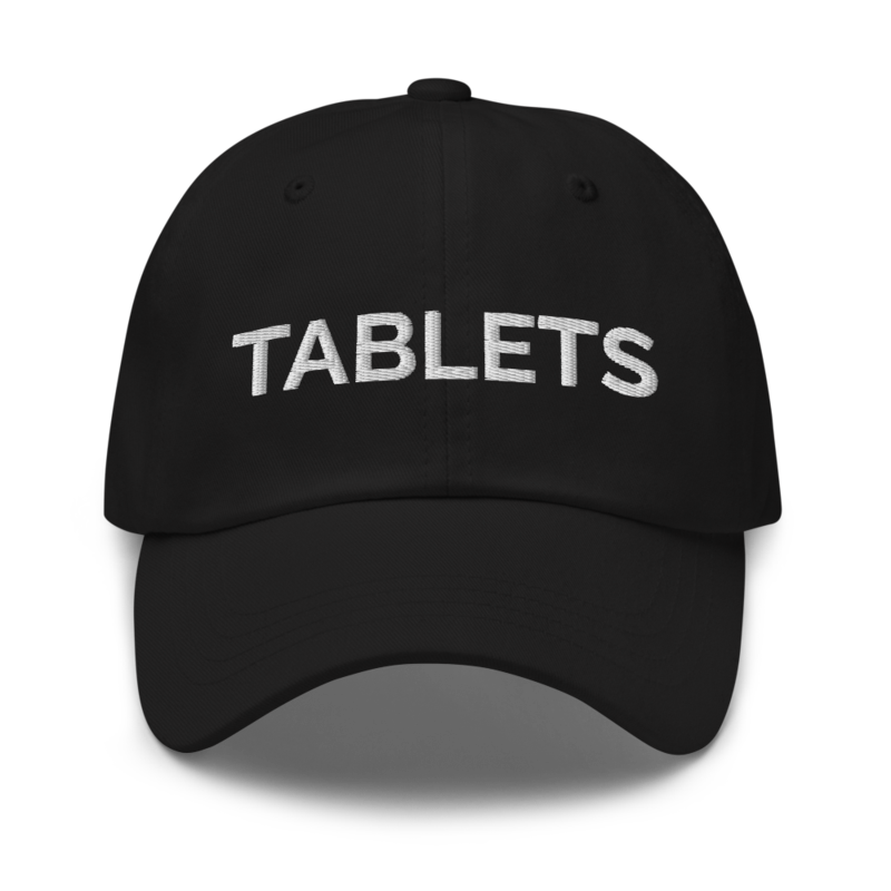 Tablets Hat - Black