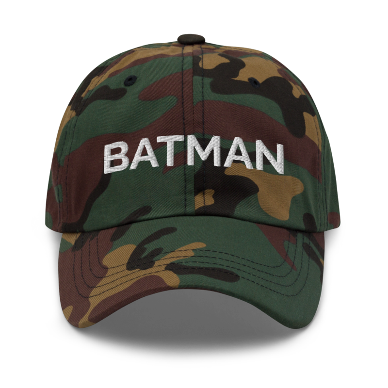 Batman Hat - Green Camo