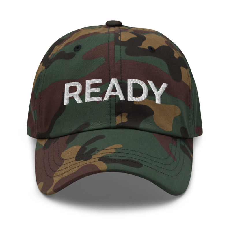 Ready Hat - Green Camo