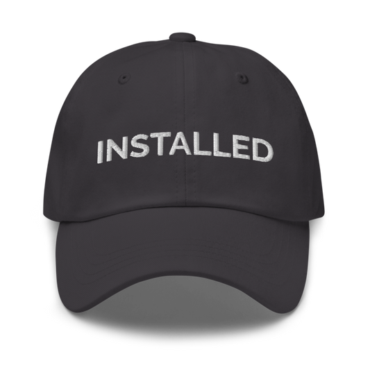 Installed Hat - Dark Grey