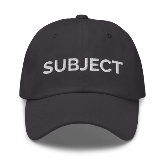 Subject Hat - Dark Grey