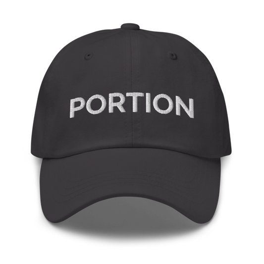 Portion Hat - Dark Grey