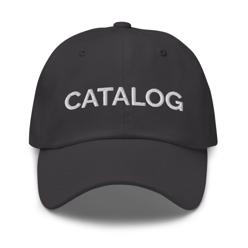 Catalog Hat - Dark Grey