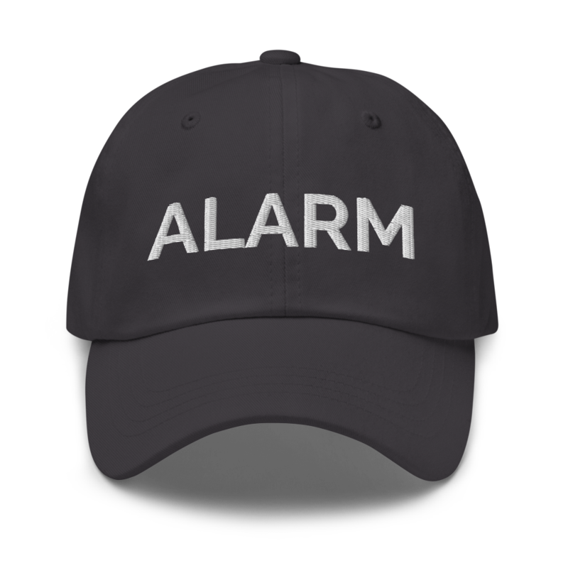 Alarm Hat - Dark Grey