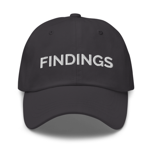 Findings Hat - Dark Grey