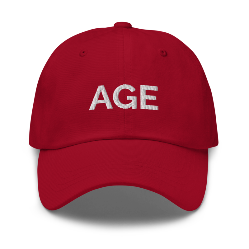 Age Hat - Cranberry