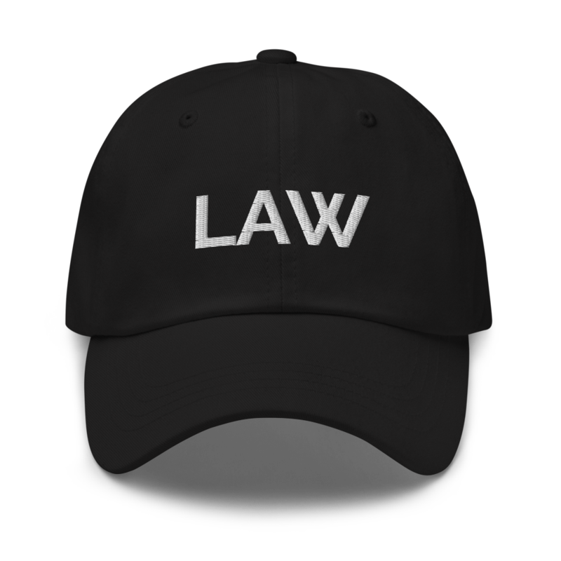 Law Hat - Black