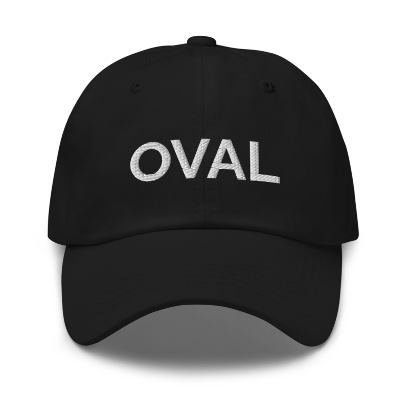 Oval Hat - Black