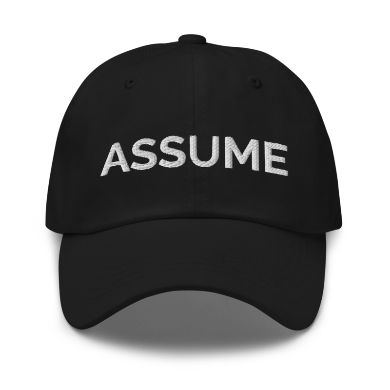 Assume Hat - Black