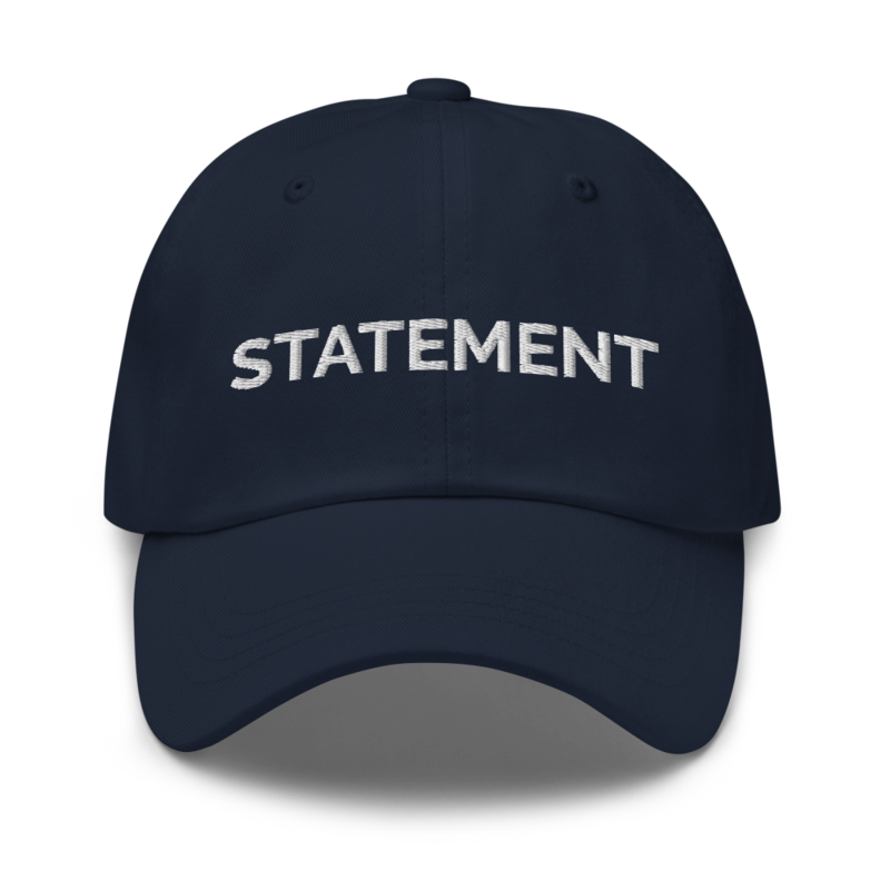 Statement Hat - Navy