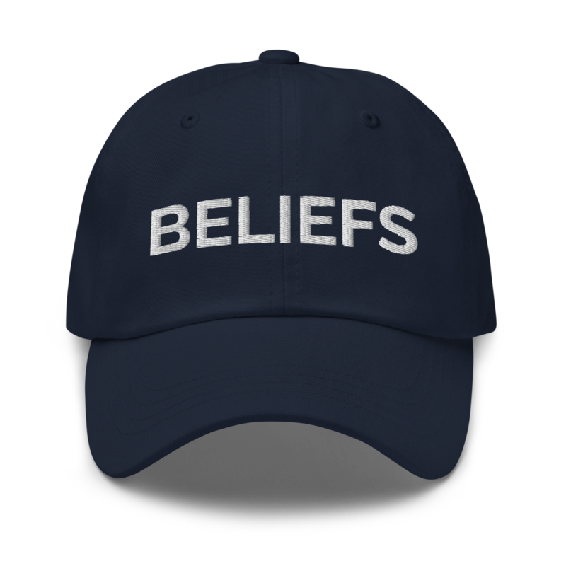 Beliefs Hat - Navy