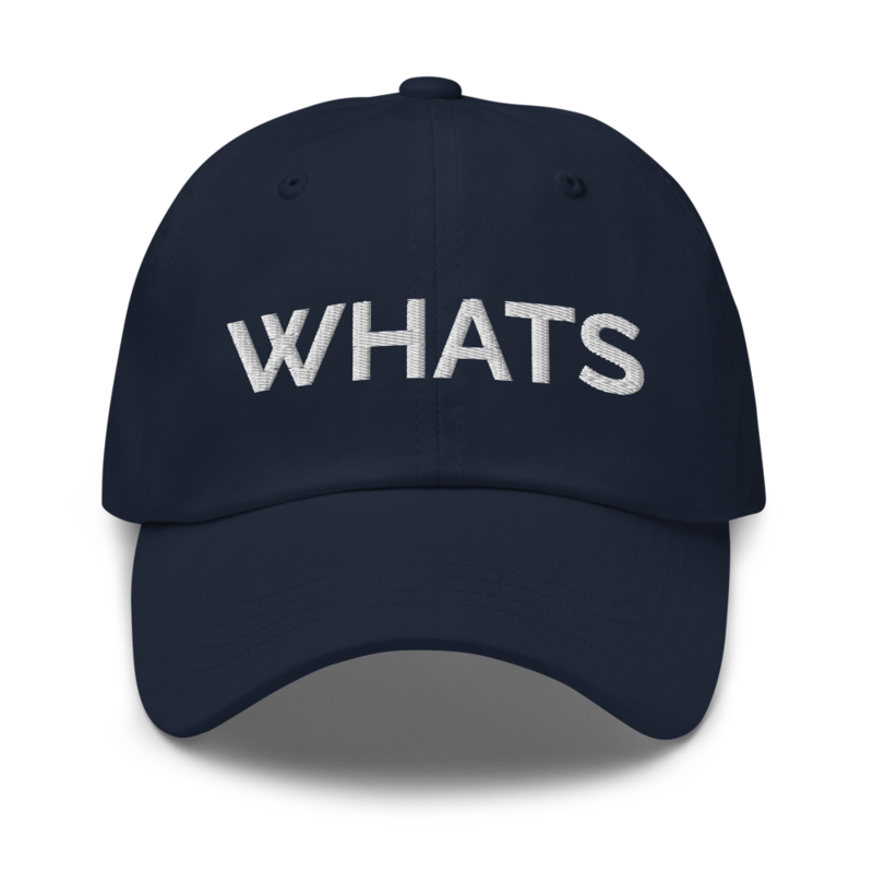 Whats Hat - Navy
