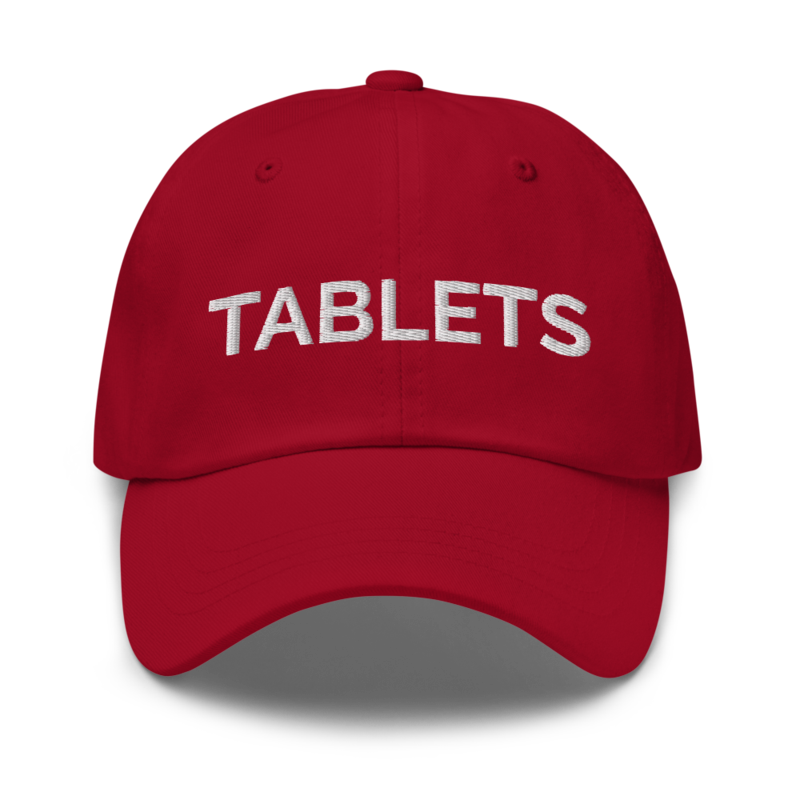 Tablets Hat - Cranberry