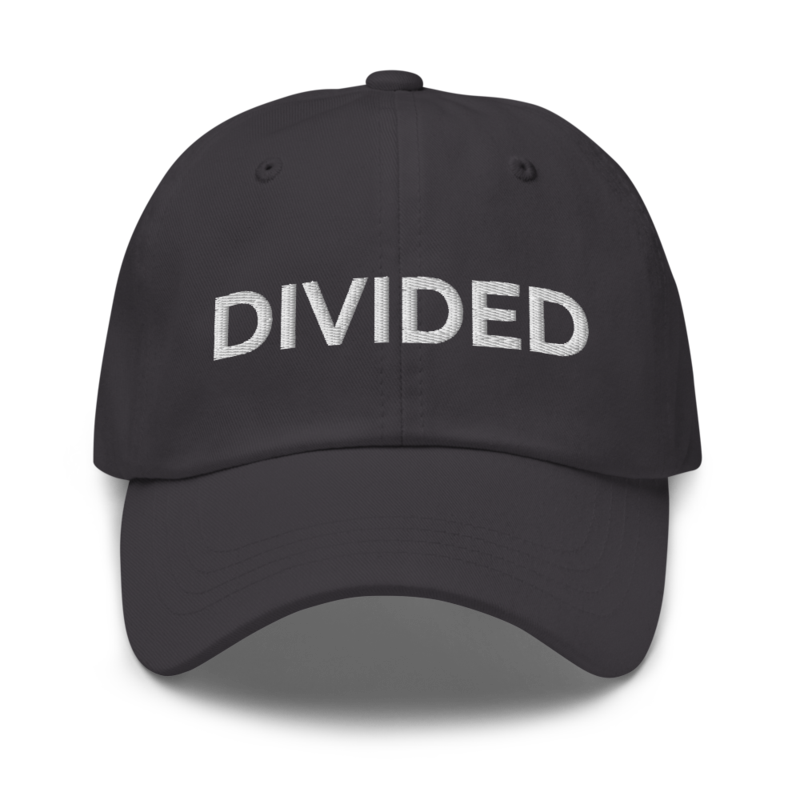 Divided Hat - Dark Grey