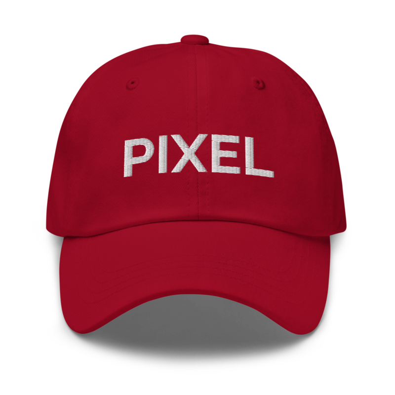 Pixel Hat - Cranberry
