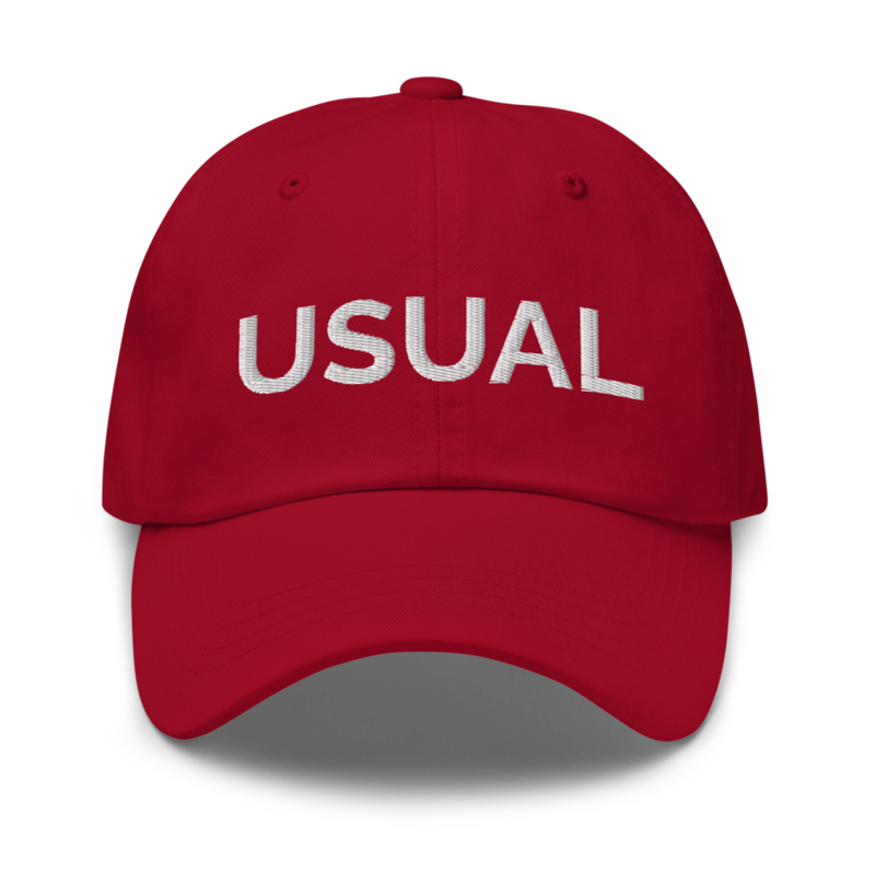 Usual Hat - Cranberry