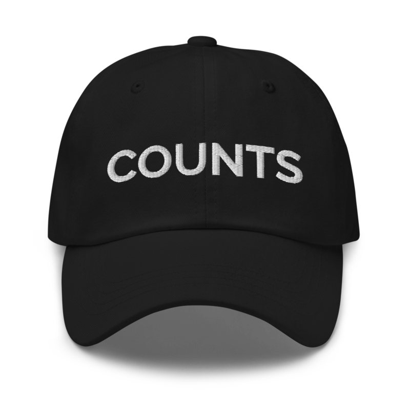 Counts Hat - Black