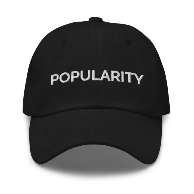 Popularity Hat - Black