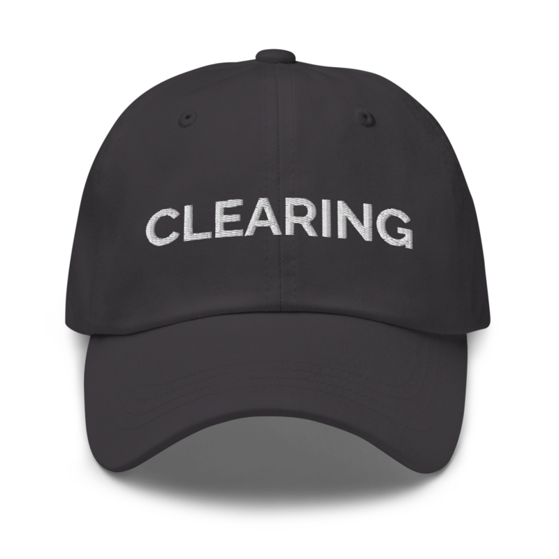 Clearing Hat - Dark Grey