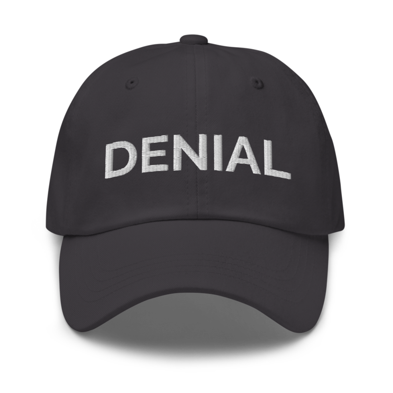 Denial Hat - Dark Grey