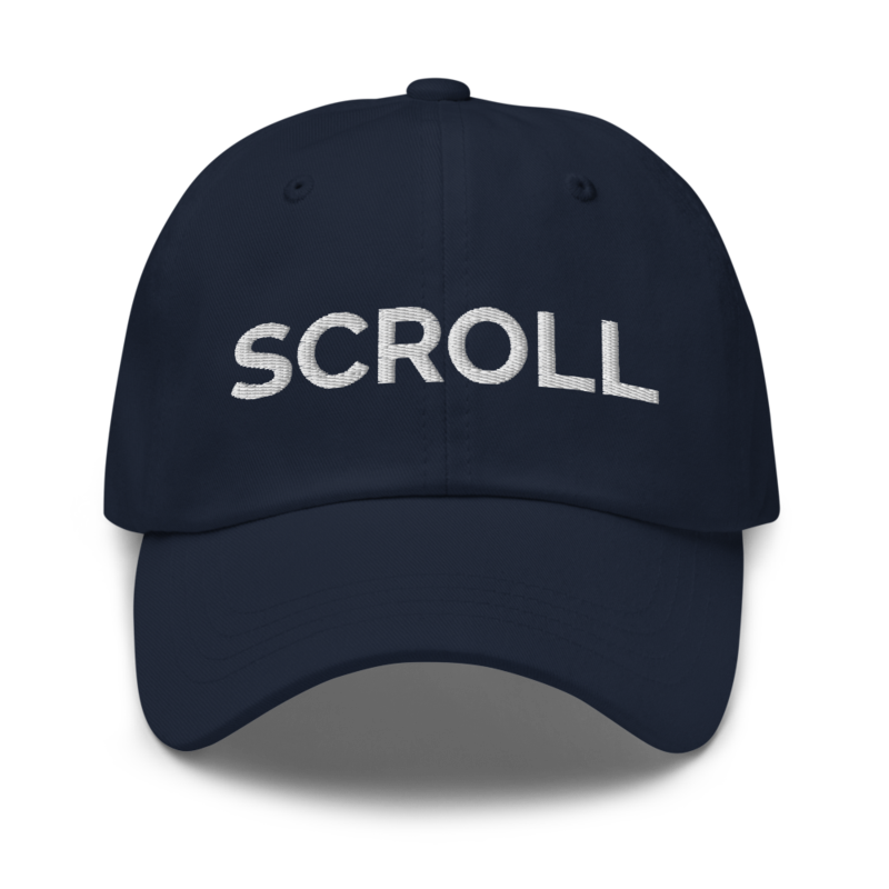 Scroll Hat - Navy