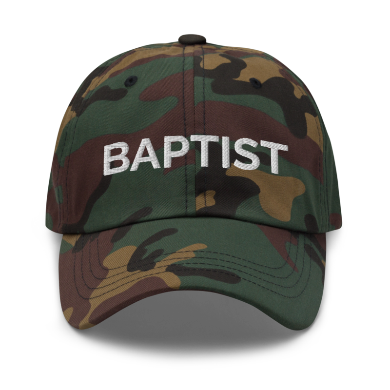 Baptist Hat - Green Camo