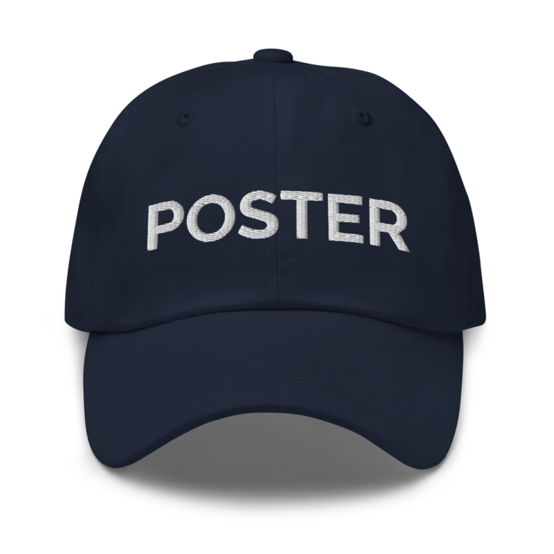 Poster Hat - Navy