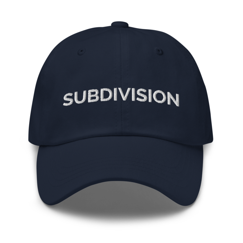 Subdivision Hat - Navy