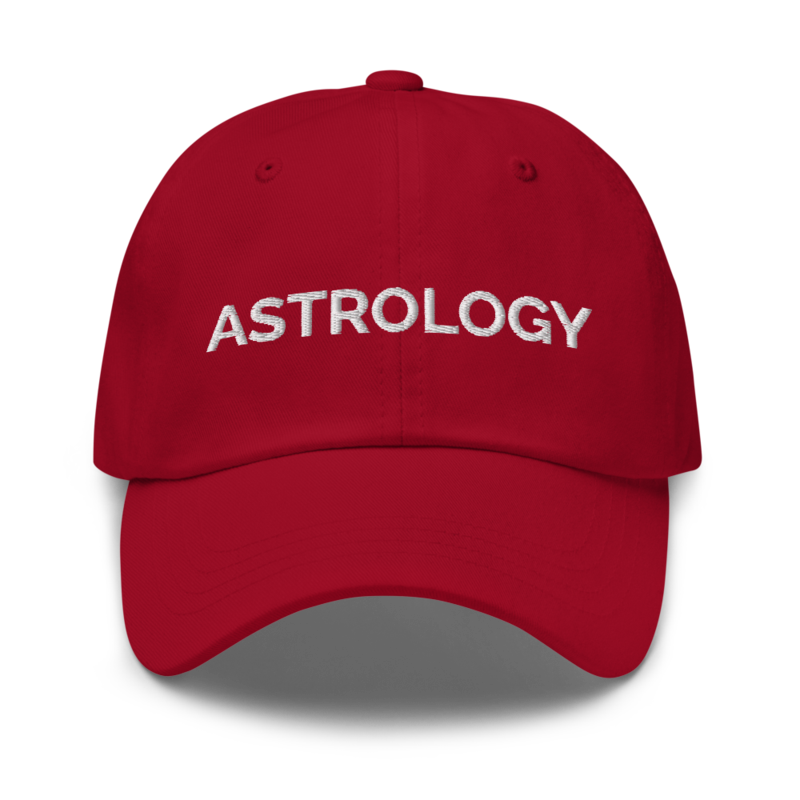 Astrology Hat - Cranberry