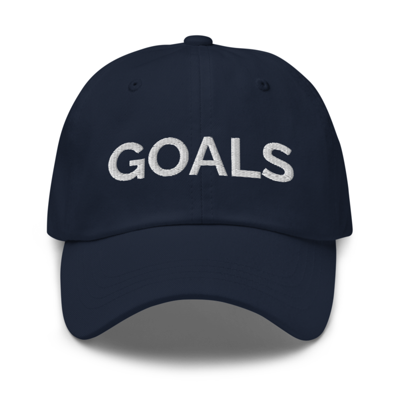Goals Hat - Navy